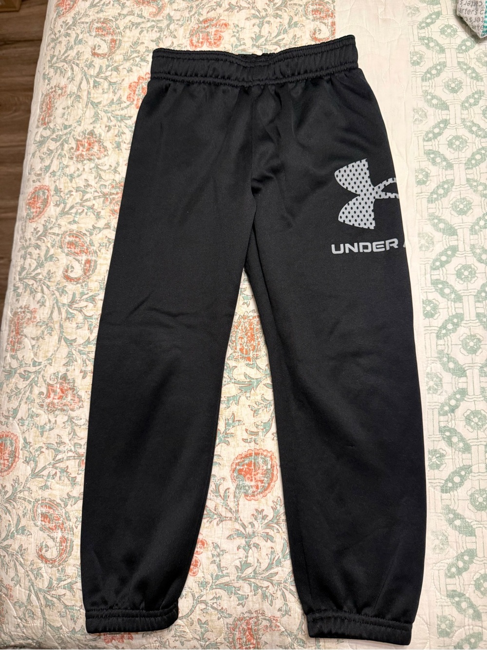 Under Armour Black Kids' Jogger Sweatpants with Gray Logo